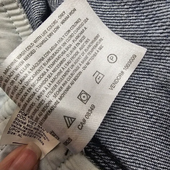 William Rast Mens Erwin Blue Knight Denim Jean Jacket Hawk Skull Snake Size XL - Picture 8 of 9